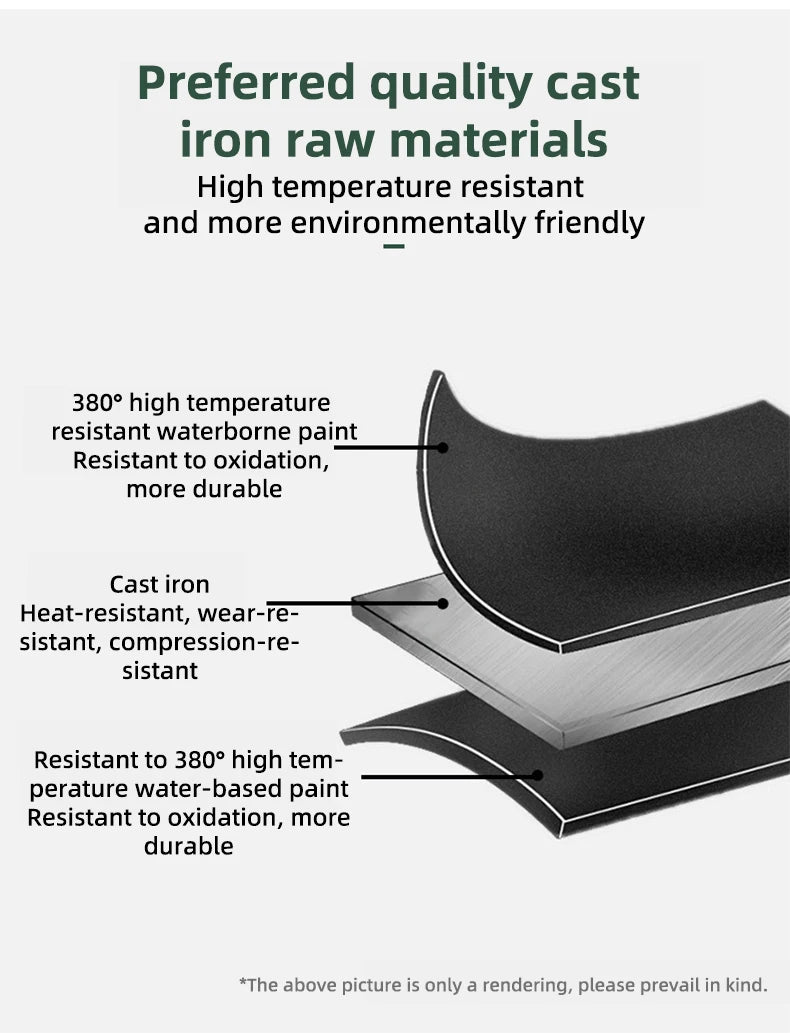 COOUT SPRINGHILL Outdoor Mini Grill Pan Lightweight Camping Portable Spider Oven Grill Pan with Scald Resistant Handles