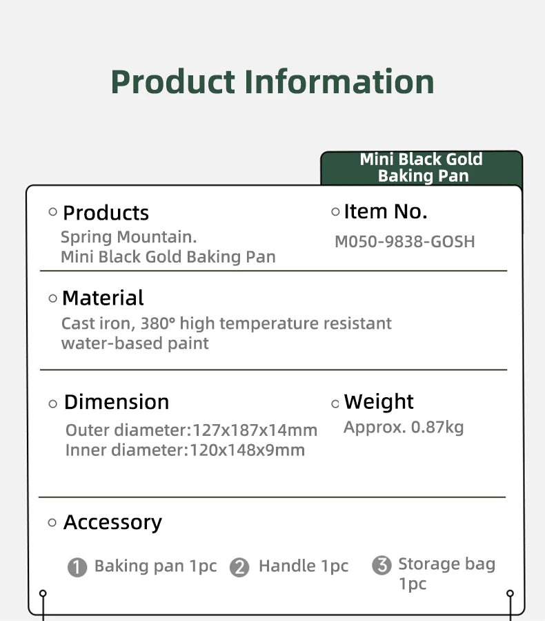 COOUT SPRINGHILL Outdoor Mini Grill Pan Lightweight Camping Portable Spider Oven Grill Pan with Scald Resistant Handles