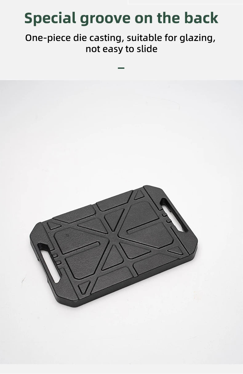 COOUT SPRINGHILL Outdoor Mini Grill Pan Lightweight Camping Portable Spider Oven Grill Pan with Scald Resistant Handles